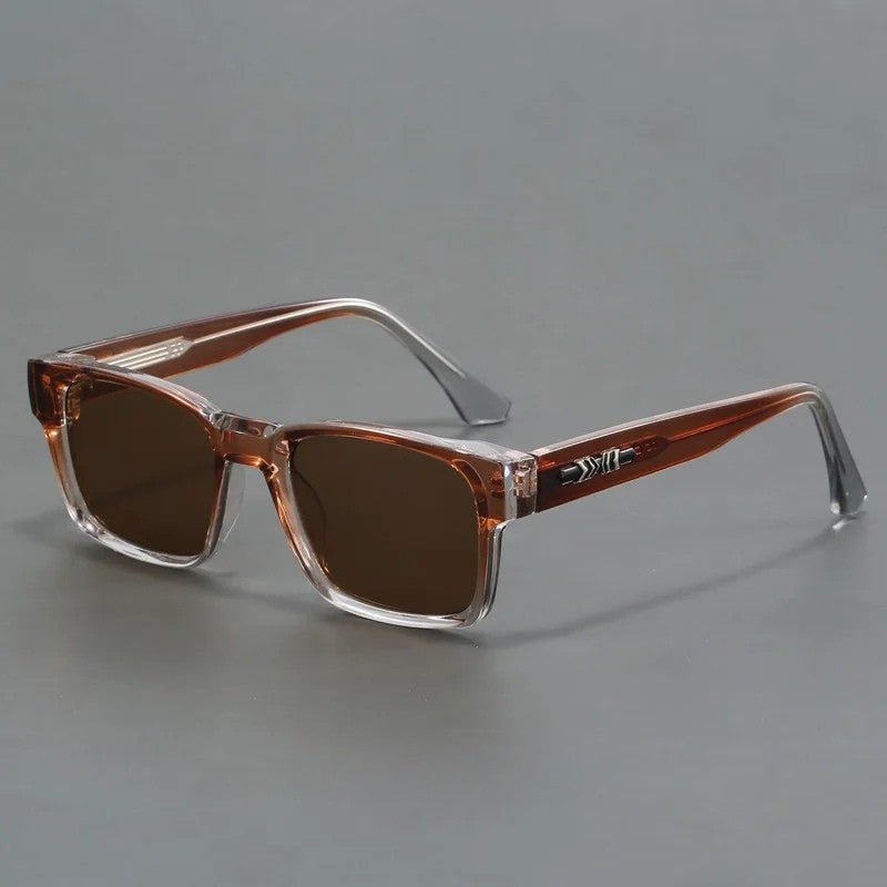 Herren Sonnenbrille Quadratisch UV400 Schutz Schwarz - Norvielle