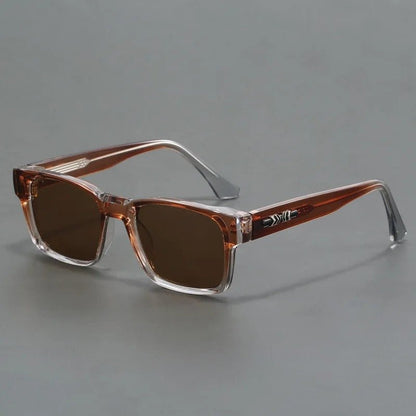 Herren Sonnenbrille Quadratisch UV400 Schutz Schwarz - Norvielle