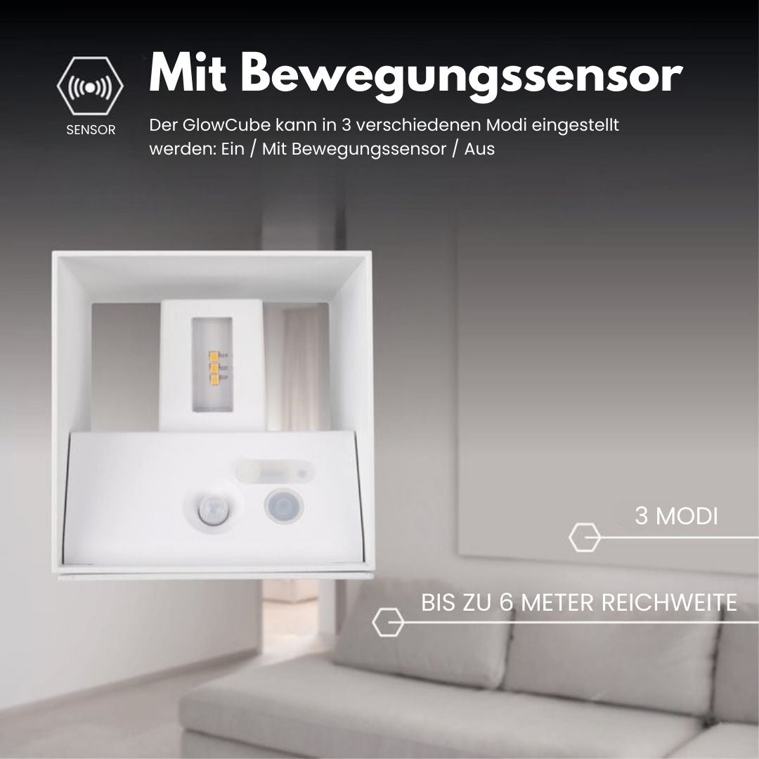 Kabellose LED Wandlampe Batteriebetrieben Mit Bewegungssensor
