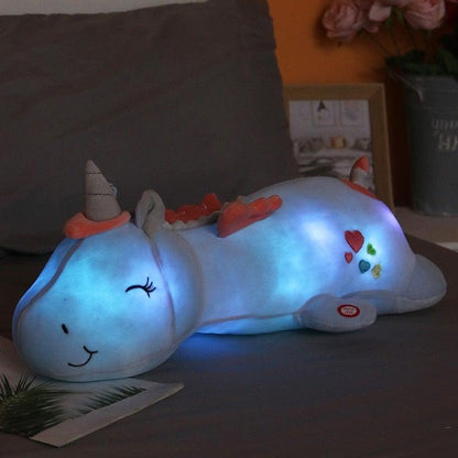 Lunacorn Einhorn Plüsch Regenbogen LEDs Kuscheltier