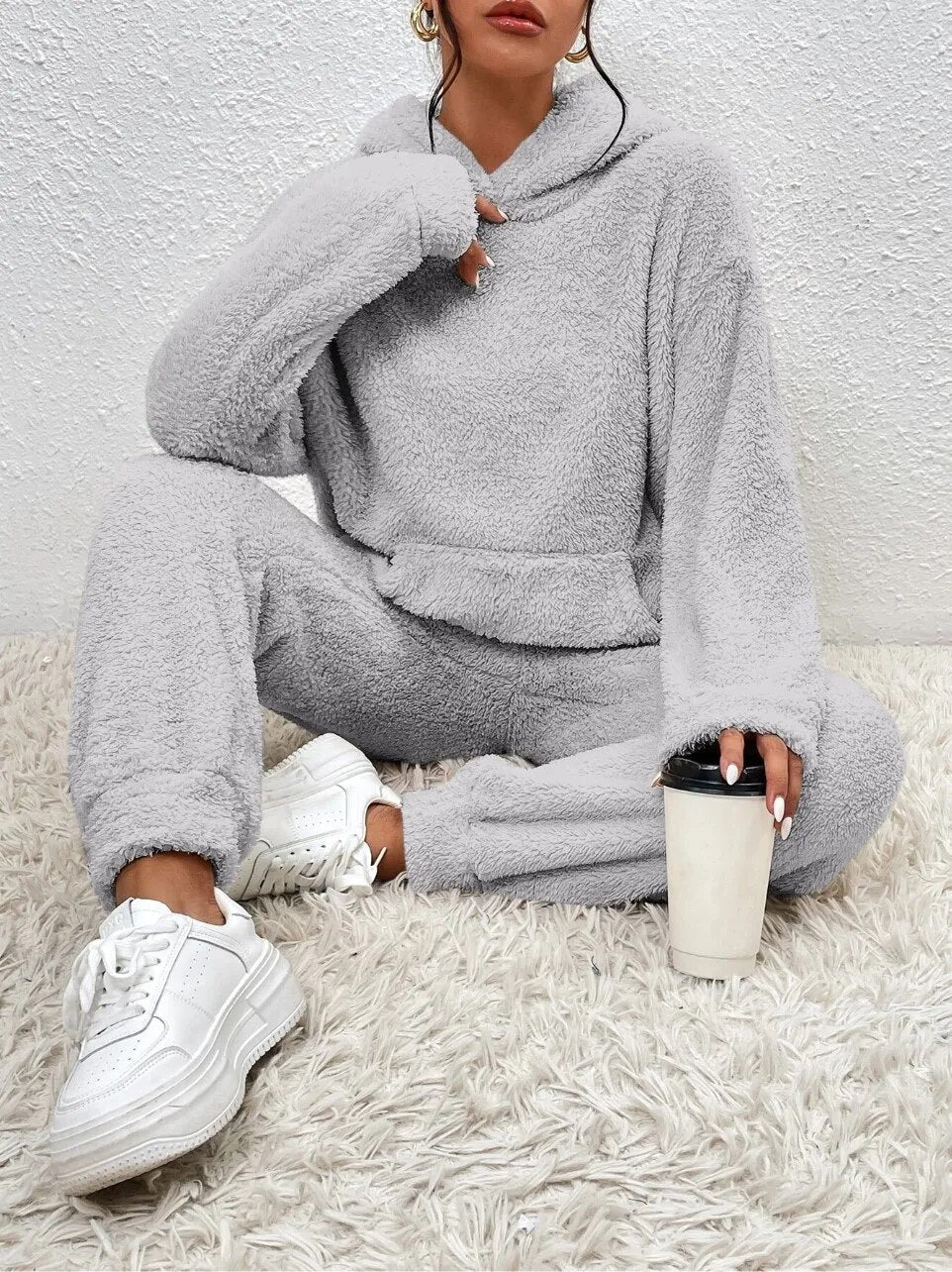 Damen Zweiteiliges Pullover-Set Gemütlich