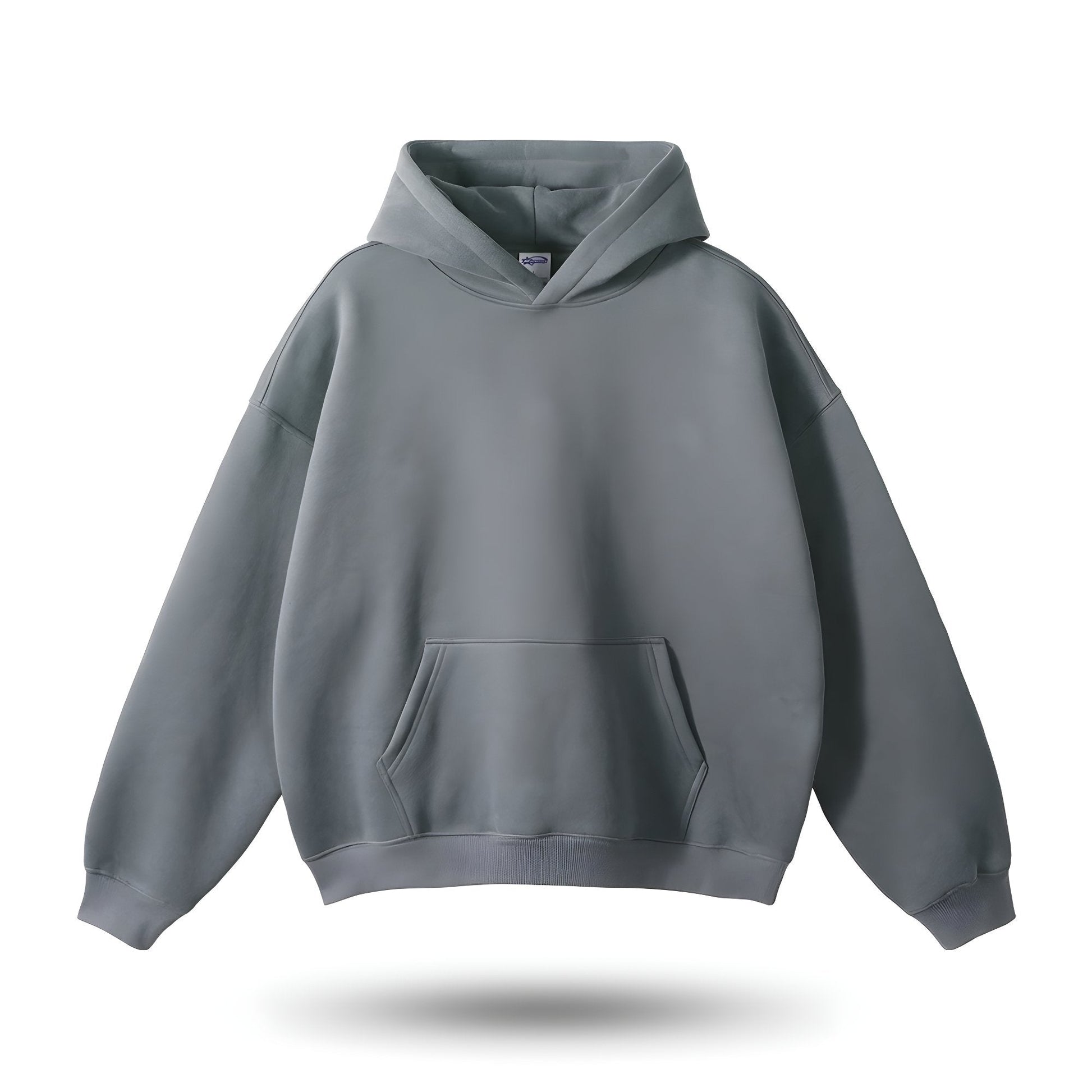 Damen Hoodie Kapuze Kängurutaschen Locker Sweatshirt Uni-Farben - Norvielle