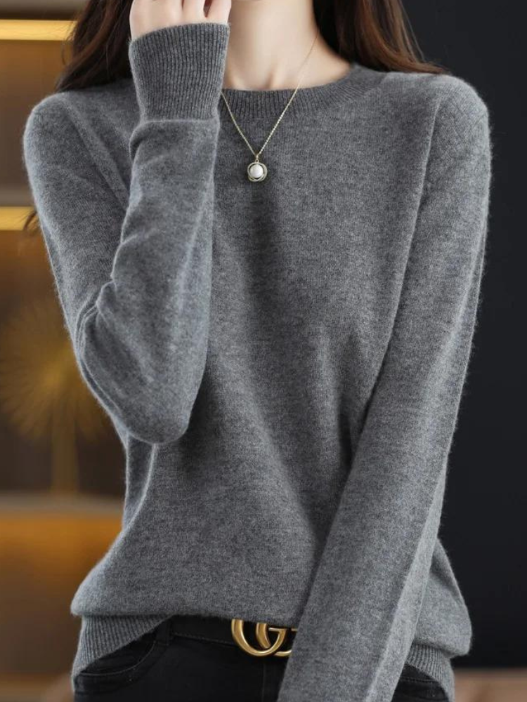 Damen Klassische Wollpullover