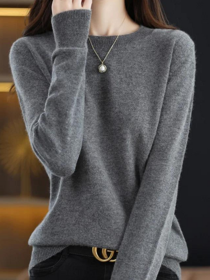 Damen Klassische Wollpullover
