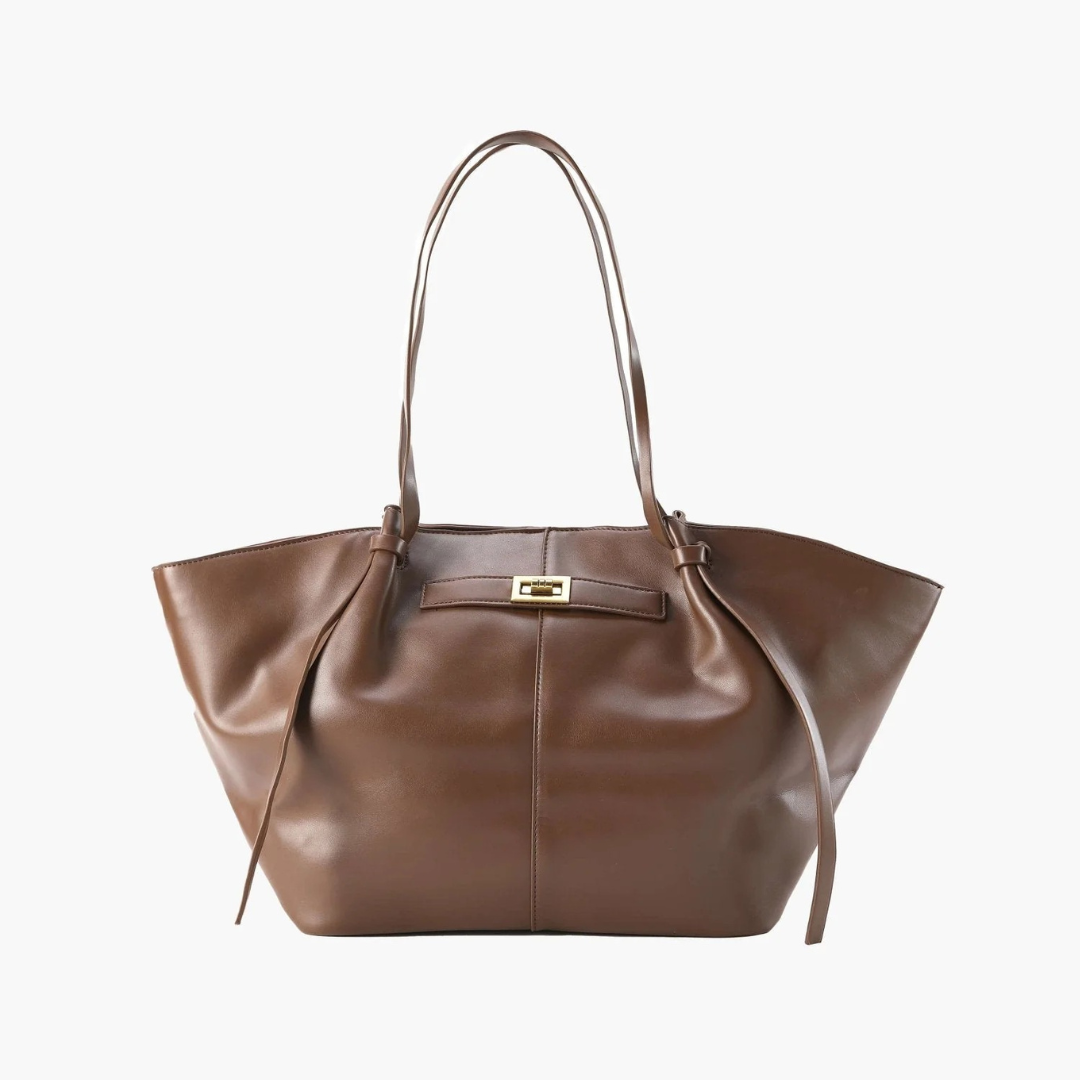 Damen Umhängetasche Drehverschluss Geräumig