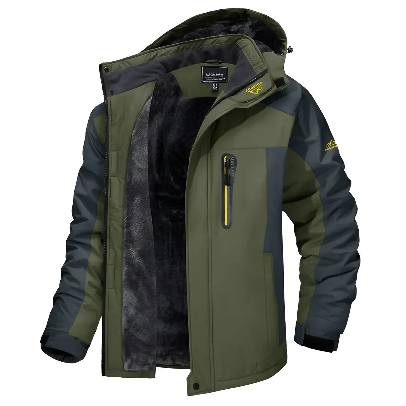 Norvielle Damen Fleece Winterjacke Bequem