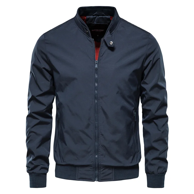Herren Bomberjacke Winter Lässig Schwarz - Norvielle