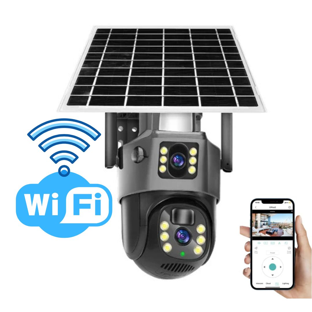Wi-Fi Überwachungskamera Solarbetrieben für Außenbereich