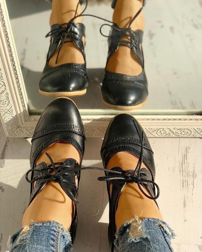 Damen Orthopädische Schuhe Retro Vintage Stil