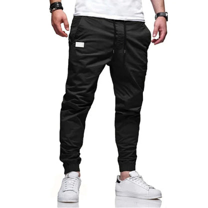 Herren Jogger Cargohose Sportlich Leicht Grau - Norvielle