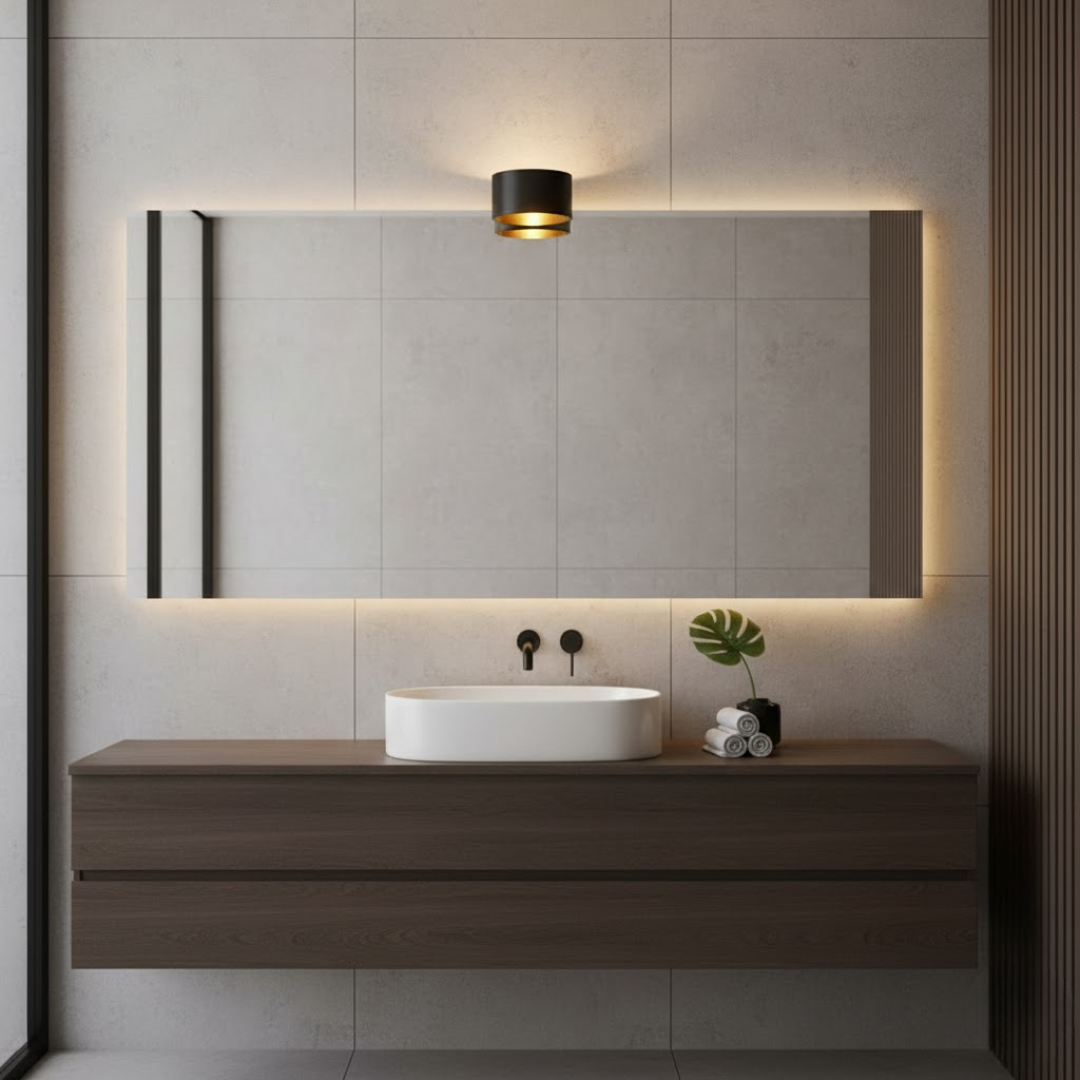 Moderne Wandleuchte aus Metall mit energiesparender LED-Technik Weiss
