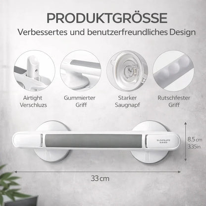 Saugnapf-Handgriff für Senioren, Dusche, Badewanne, Toilette