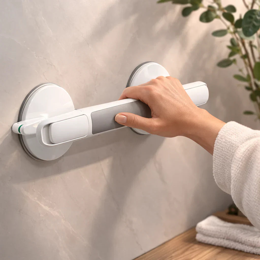 Saugnapf-Handgriff für Senioren, Dusche, Badewanne, Toilette