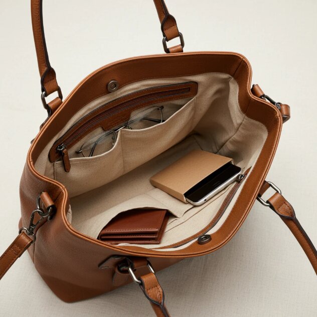 Damen Leder Umhängetasche Schultertasche