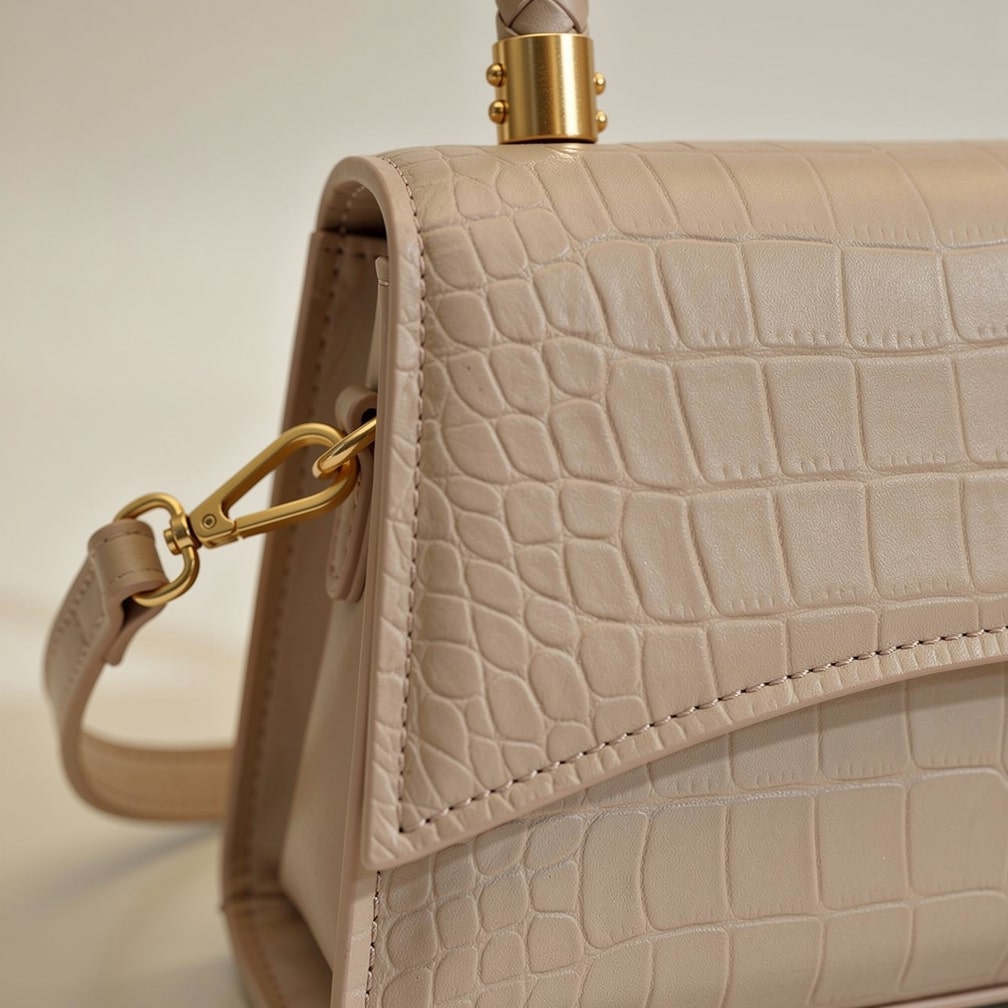 Damen Schultertasche Lederoptik Umhängetasche