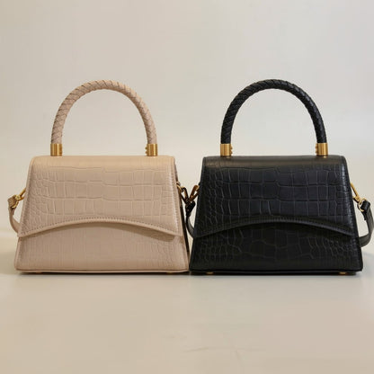 Damen Schultertasche Lederoptik Umhängetasche