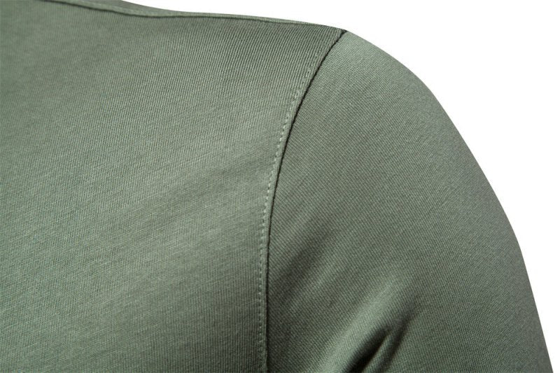 Herren Polo-Shirt Klassisch Knopf-Verschluss Weiß