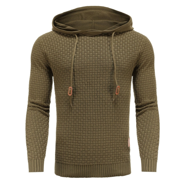 Herren Kapuzenpullover Strukturiert Modern