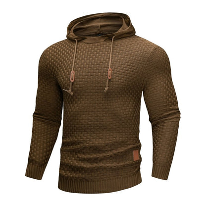 Herren Kapuzenpullover Strukturiert Modern