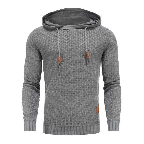 Herren Kapuzenpullover Strukturiert Modern