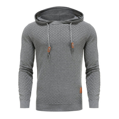 Herren Kapuzenpullover Strukturiert Modern