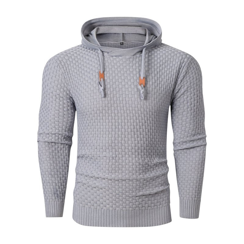 Herren Kapuzenpullover Strukturiert Modern