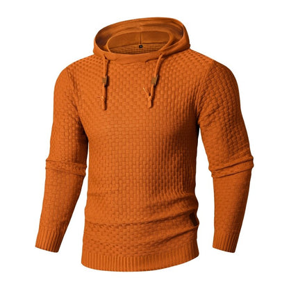 Herren Kapuzenpullover Strukturiert Modern