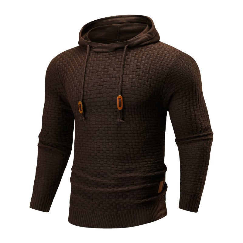 Herren Kapuzenpullover Strukturiert Modern