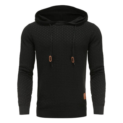 Herren Kapuzenpullover Strukturiert Modern