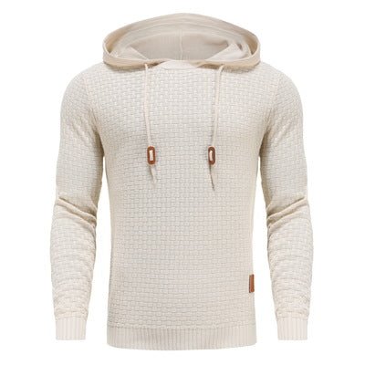 Herren Kapuzenpullover Strukturiert Modern