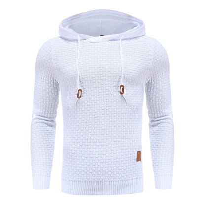 Herren Kapuzenpullover Strukturiert Modern
