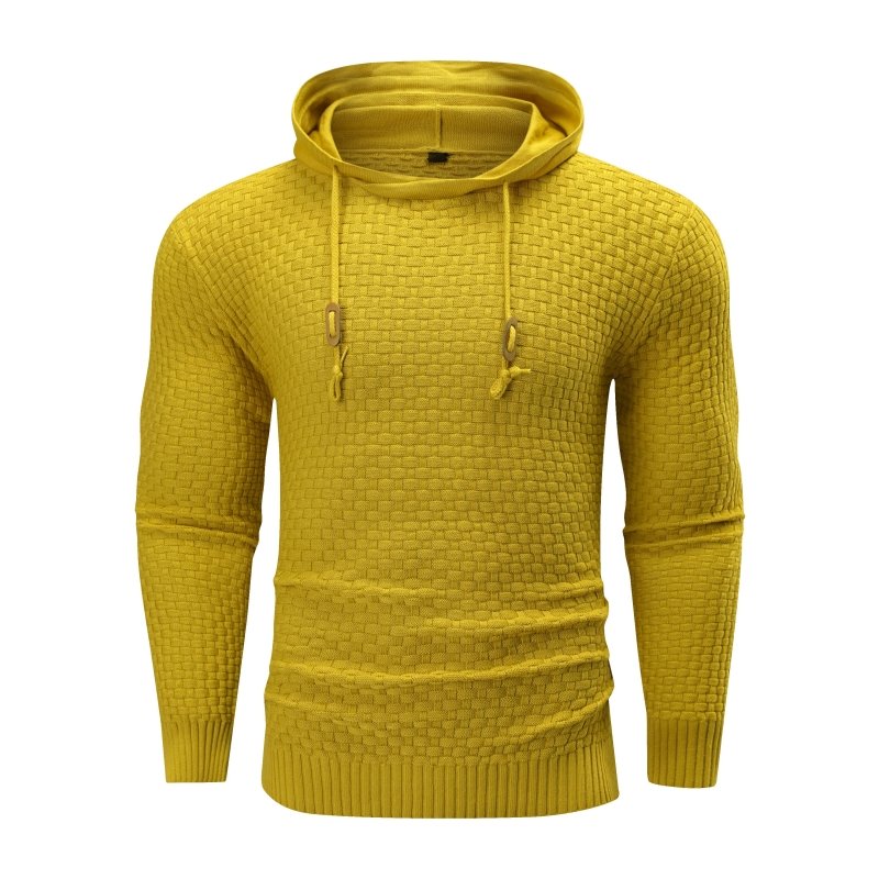 Herren Kapuzenpullover Strukturiert Modern