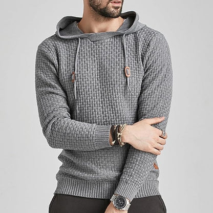Herren Kapuzenpullover Strukturiert Modern