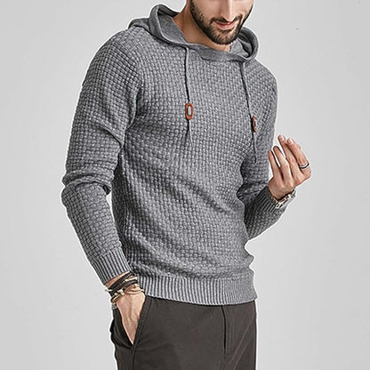 Herren Kapuzenpullover Strukturiert Modern
