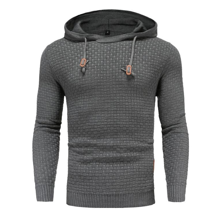 Herren Kapuzenpullover Strukturiert Modern