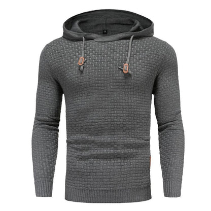 Herren Kapuzenpullover Strukturiert Modern