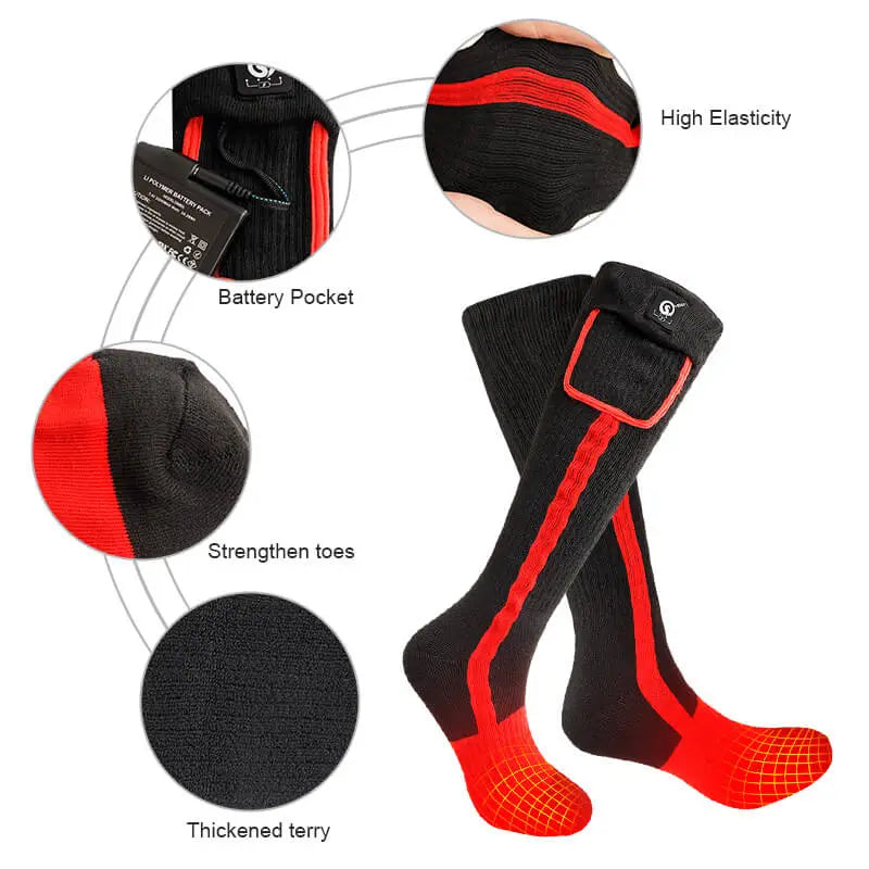 Beheizte Outdoor-Socken für Männer Frauen