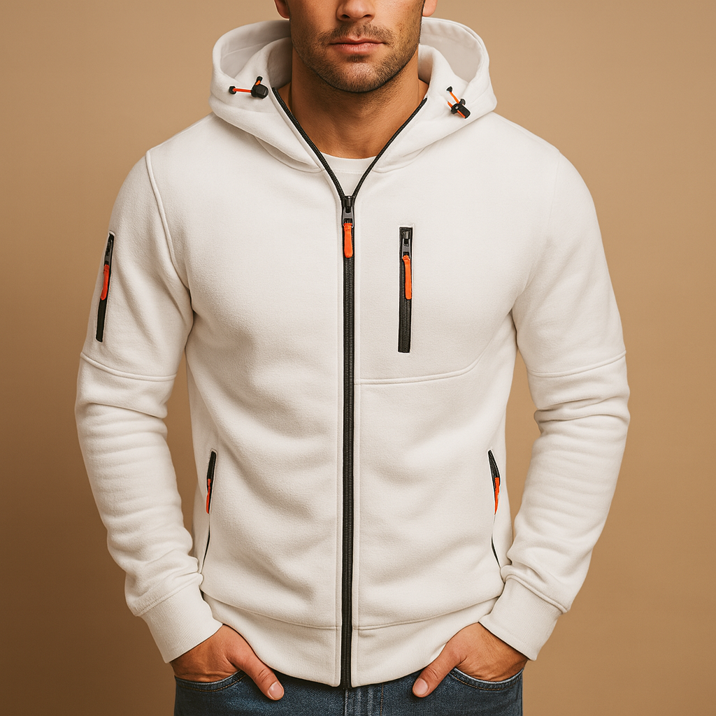 Herren Kapuzenpullover Hoodie Reißverschluss Bequem