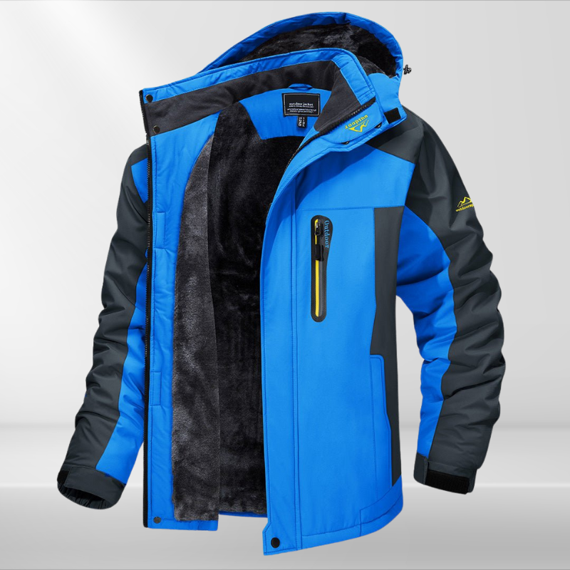 Herren Winterjacke mit Kapuze Wasserfest