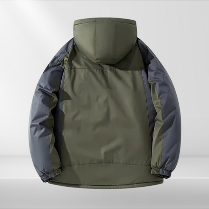Herren Winterjacke mit Kapuze Wasserfest