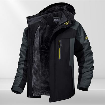 Herren Winterjacke mit Kapuze Wasserfest