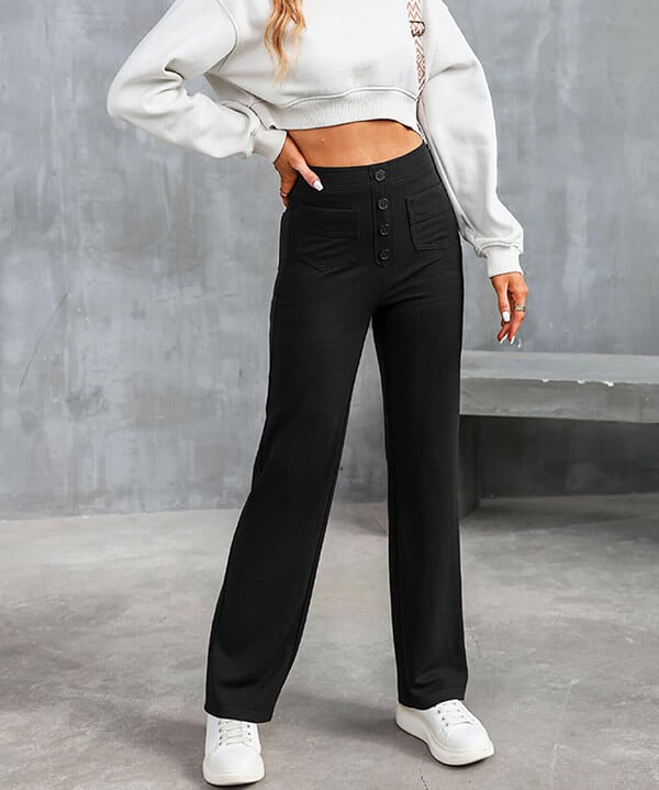 Norvielle Damen Elastische Stretchhose
