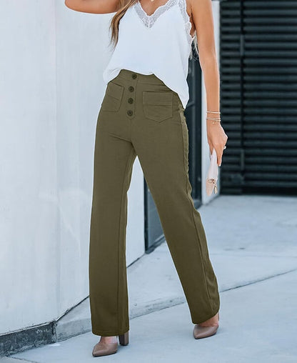 Norvielle Damen Elastische Stretchhose