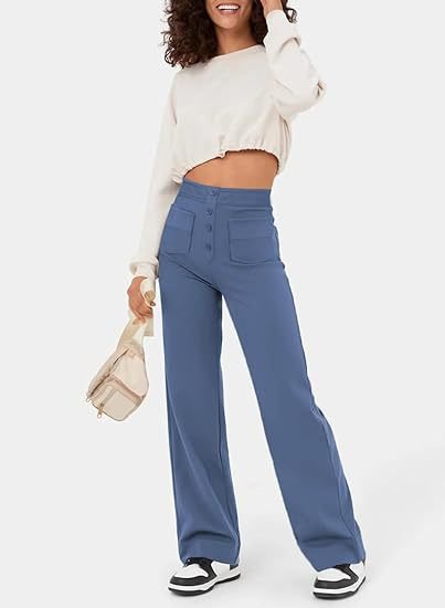 Norvielle Damen Elastische Stretchhose