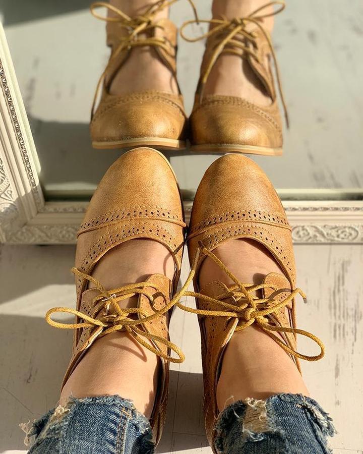 Damen Orthopädische Schuhe Retro Vintage Stil