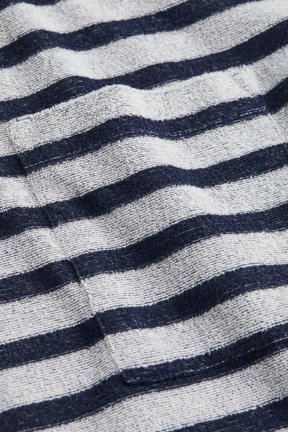 Gestricktes Polohemd Streifen Maritime Eleganz
