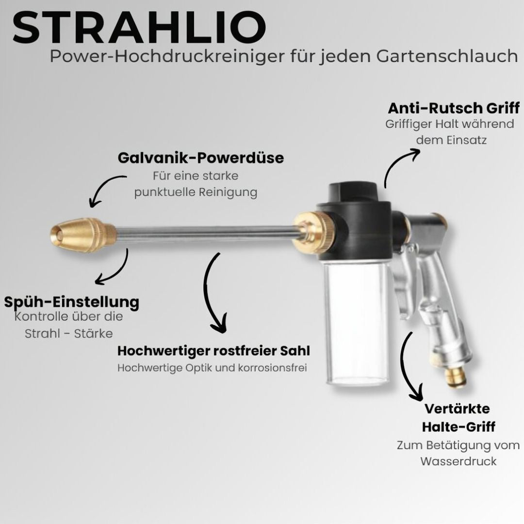 Hochdruckreiniger Aufsatz für Gartenschlauch