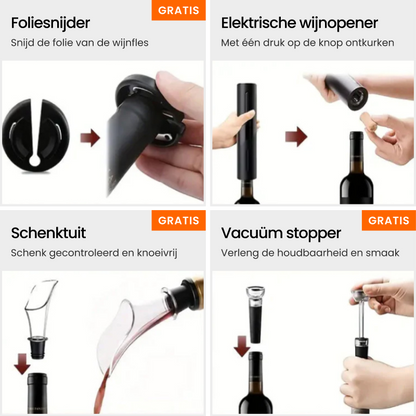 Elektrischer Korkenzieher Edelstahl