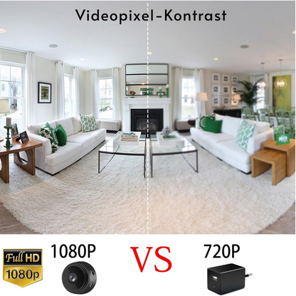 WiFi Überwachungskamera 1080p HD Nachtsicht Mini