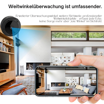 WiFi Überwachungskamera 1080p HD Nachtsicht Mini